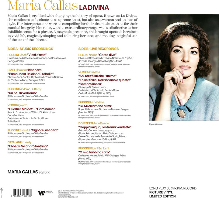 Maria Callas: La Divina [VINYL]