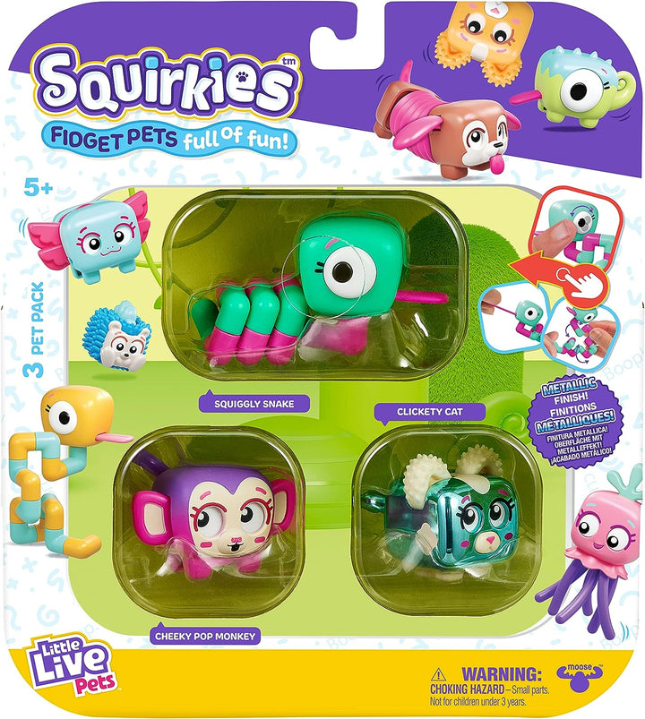 Little Live Pets - Squirkies | Interactive Fidget Toys, Fidget Feature