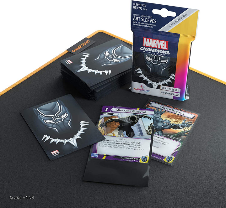 Gamegenic Marvel Champions Art Sleeves - Black Panther (50)