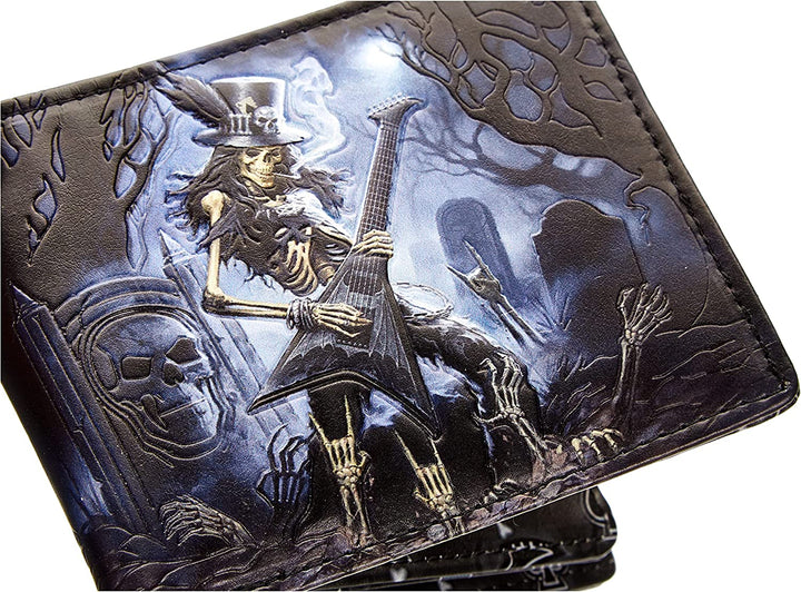 Nemesis Now B3131H7 Play Dead James Ryman Wallet 10cm Black, PU