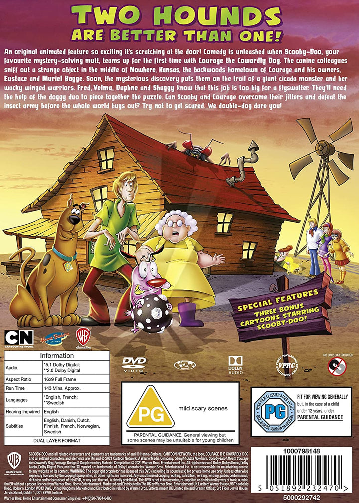 Straight Outta Nowhere: Scooby-Doo! Meets Courage the Cowardly Dog [2021] [DVD]