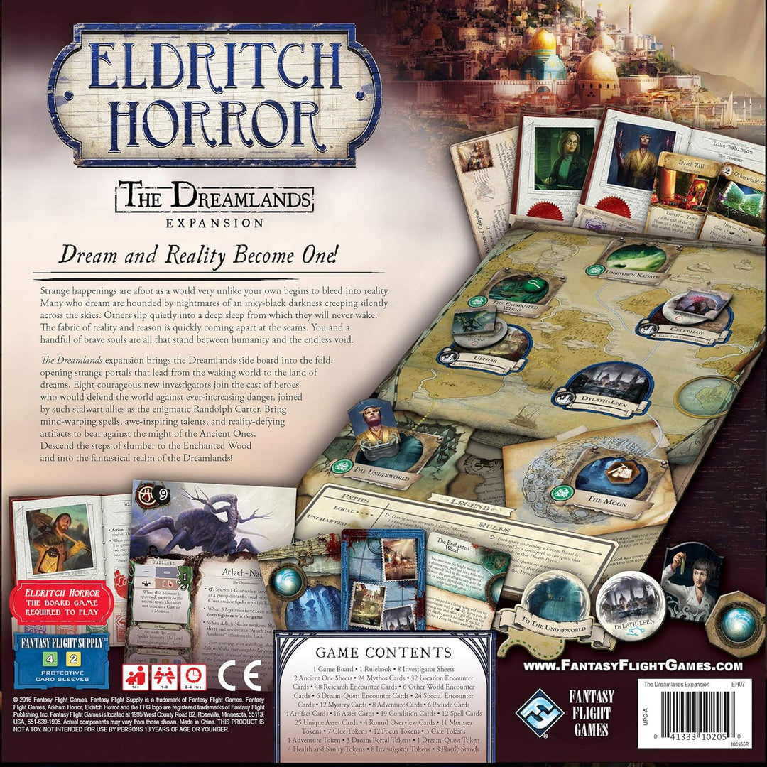 Fantasy Flight Games | The Dreamlands: Eldritch Horror Exp | Board Game