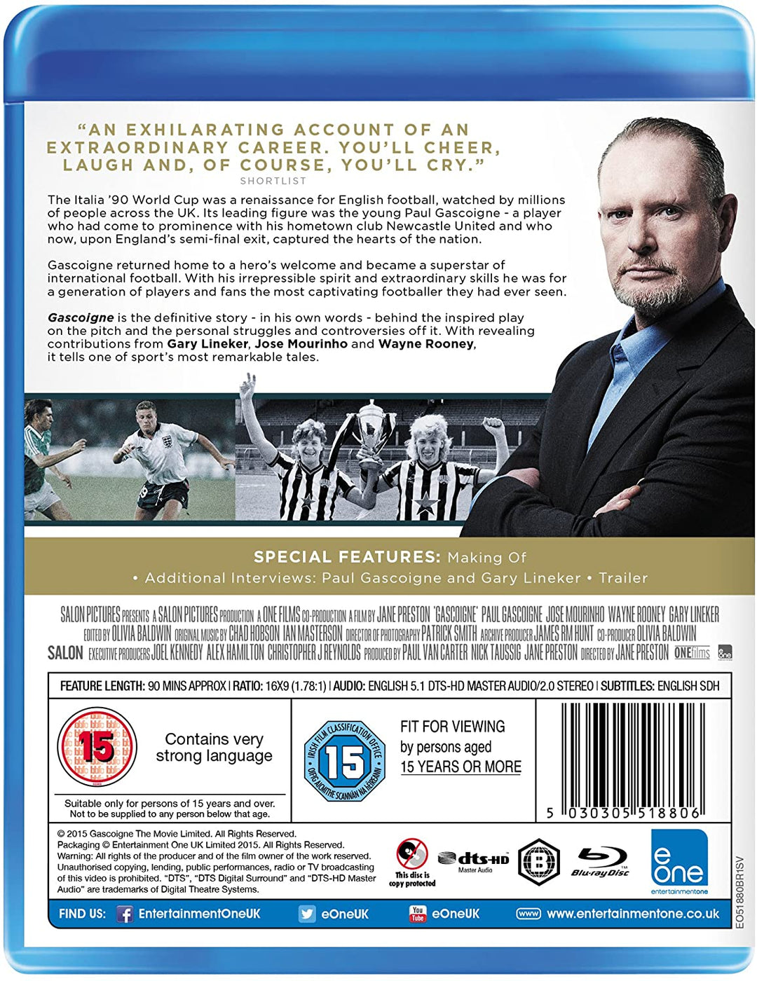 Gascoigne [Blu-ray]