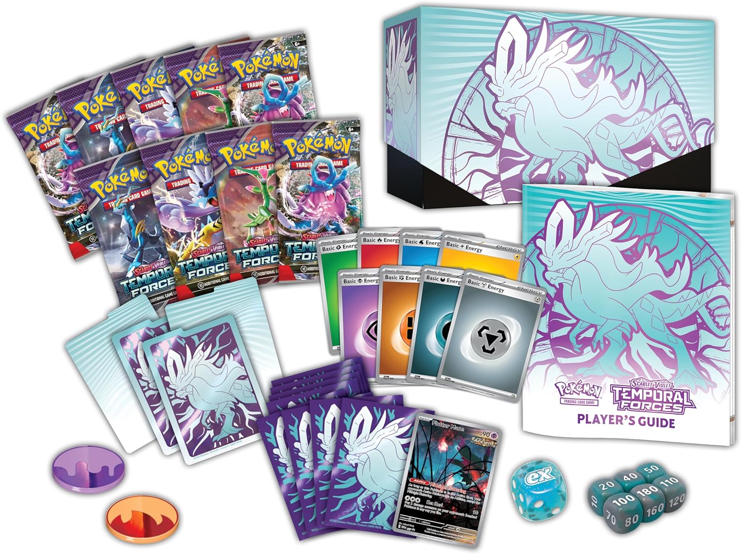 Pokemon - Scarlet & Violet - Temporal Forces - Elite Trainer Box - Walking Wake 2