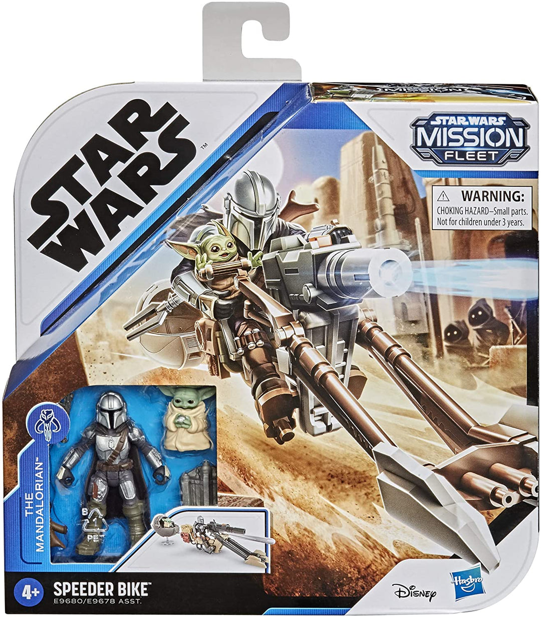 Star Wars Mission Fleet Expedition Class The Mandalorian The Child Battle for The Child Battle for the Bounty Figurines et véhicule à l&#39;échelle 6 cm