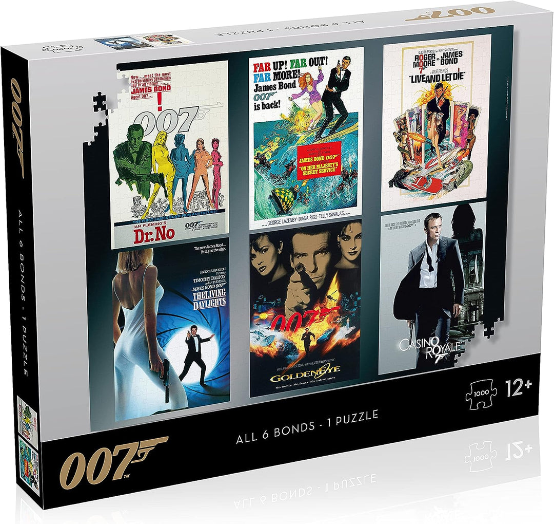 James Bond Movie poster 1000 Piece Jigsaw Puzzle