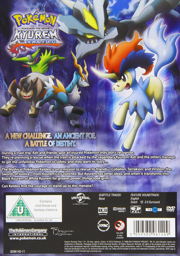 Pokemon: Kyurem Vs The Sword Of Justice - Adventure/Family [DVD]