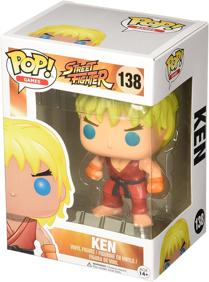 Street Fighter Ken Funko 11655 Pop! Vinyl #138