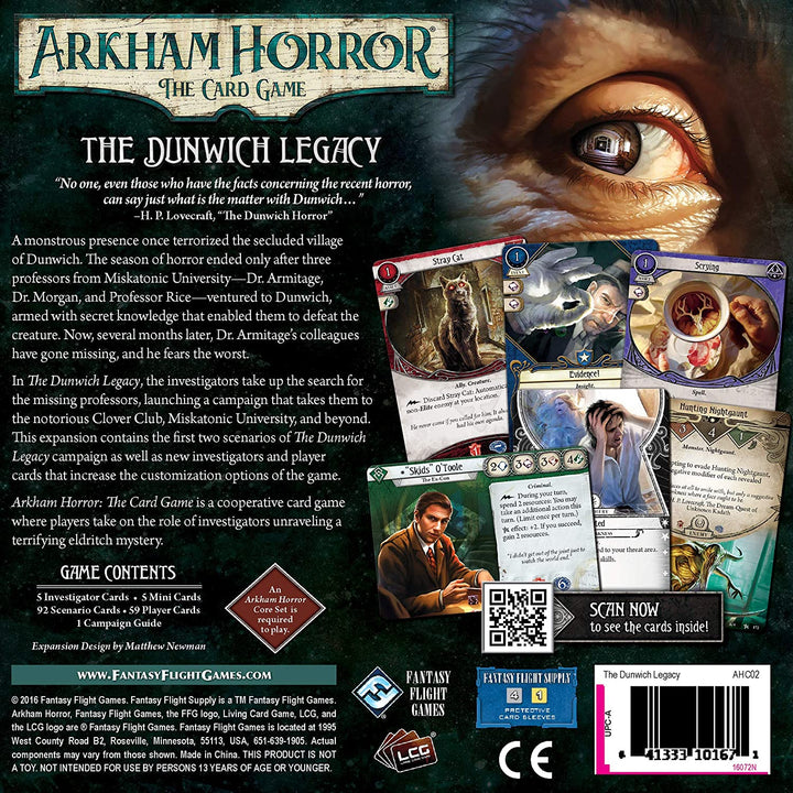 Arkham Horror LCG: The Dunwich Legacy Expansion