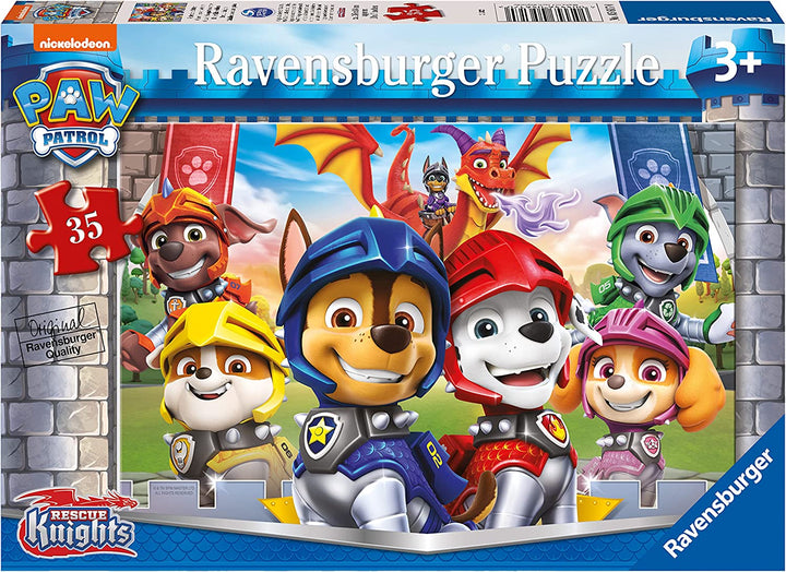 Ravensburger 05617 Paw Patrol 35pc - Knights & Dragons