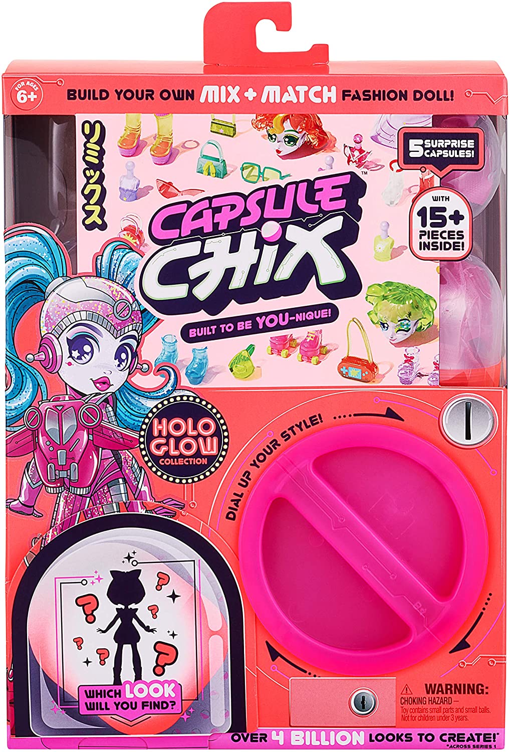 Capsule Chix Single Doll Pack-HoloGlow