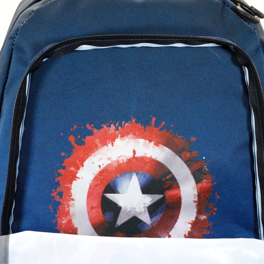 Captain America Full-Fan HS Fight Backpack, Blue