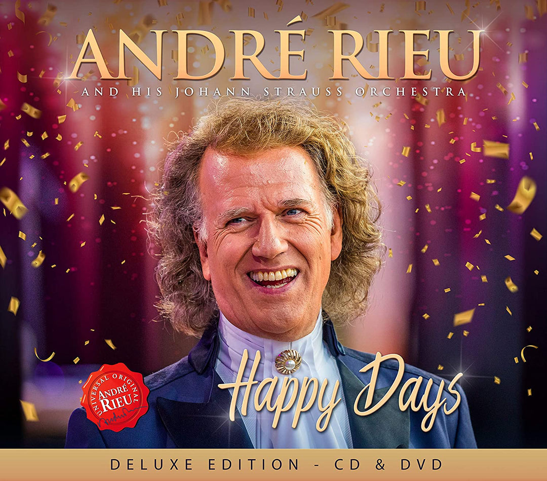 Andre Rieu - Happy Days (2019) - Audio CD + Bonus DVD Special Edition