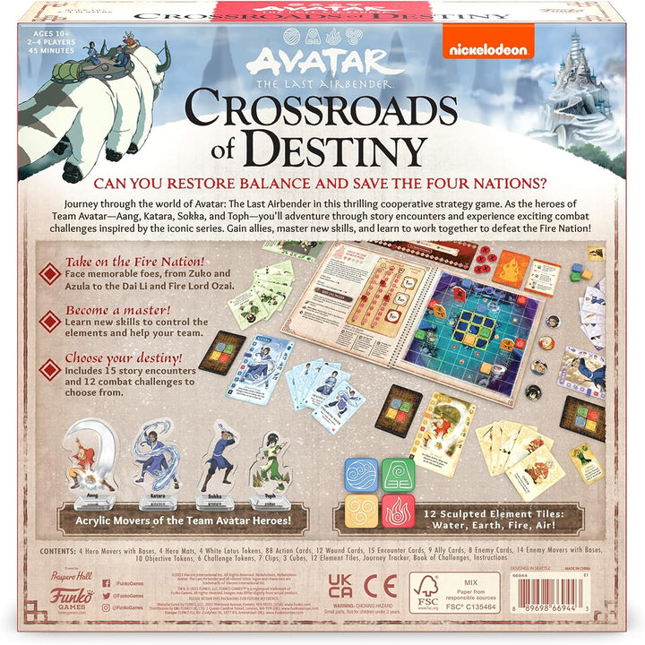 FUNKO GAMES Avatar The Last Airbender - Crossroads of Destinyn Board Game