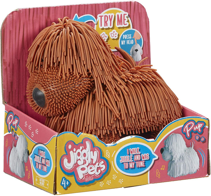 Jiggly Pets JP001-BR pup-Brown