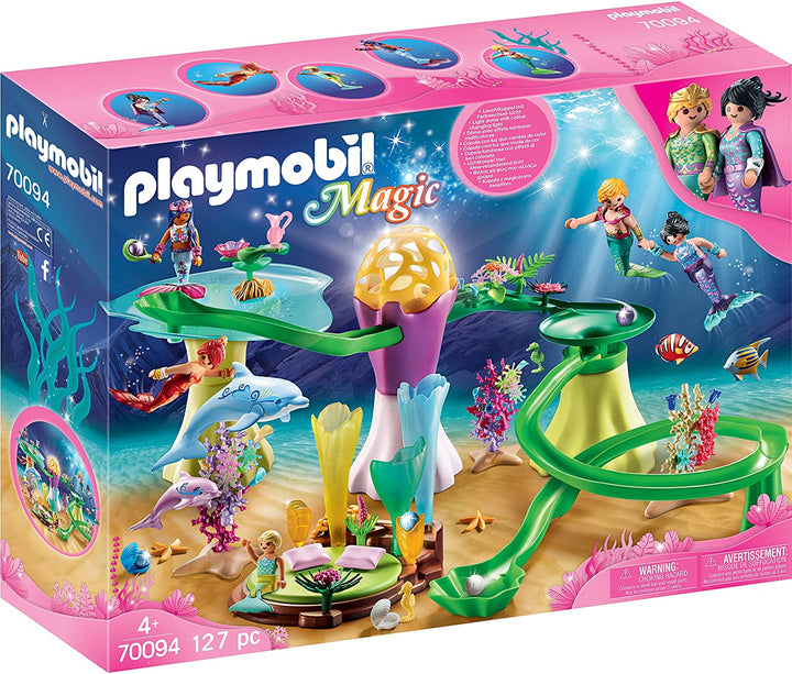 Playmobil 70094 Magic Mermaids Coral Marble Run con cúpula iluminada