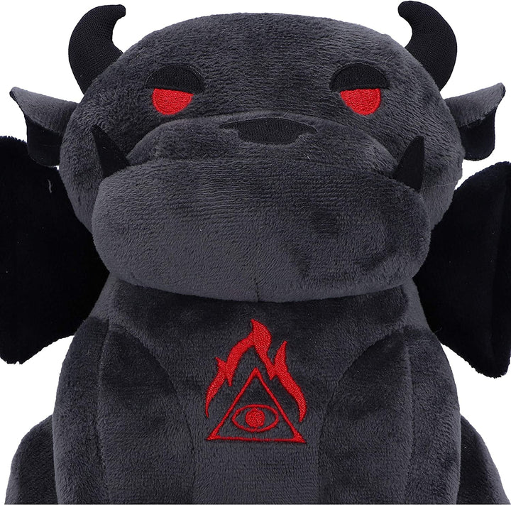 Nemesis Now Fluffy Fiends Gargoyle Cuddly Plush Toy 20cm, Black