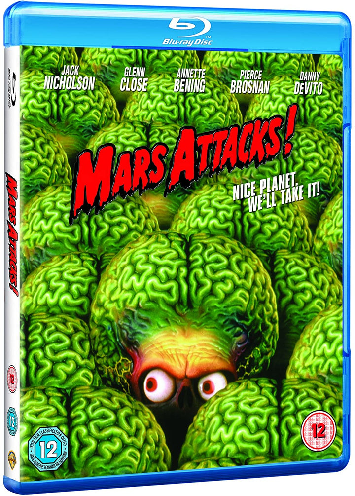 Mars Attacks [1996] [Region Free] - Sci-fi [Blu-ray]