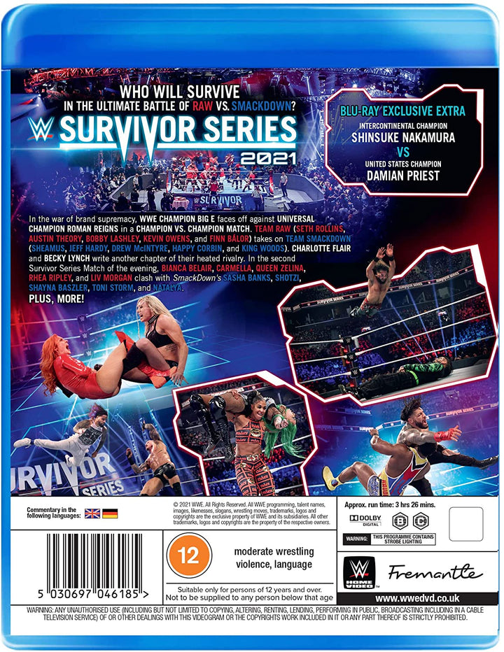 WWE: Survivor Series 2021 [Blu-ray]