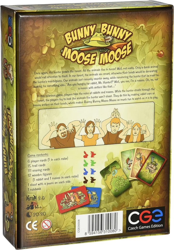 Czech Games Edition CGE00008 Bunny Bunny Moose Moose Board Game, multicoloured