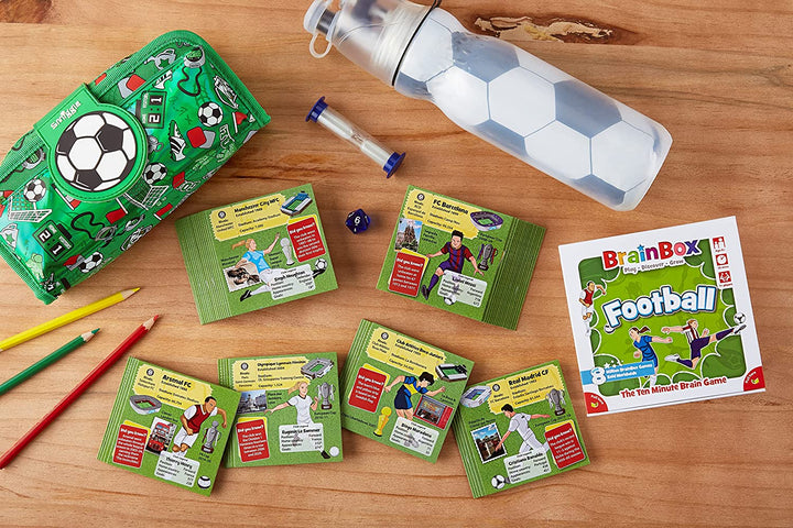 BrainBox Football Card Game | Memory & Observation | Ages 8+ (GREG124409)