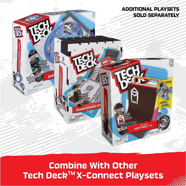 Tech Deck, Pyramid Shredder, X-Connect Park Creator, Customisable and Buildable