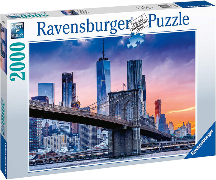 Ravensburger Skyline New York 2000 Piece Jigsaw Puzzle for Adults and Kids Age 12 and Up - United States