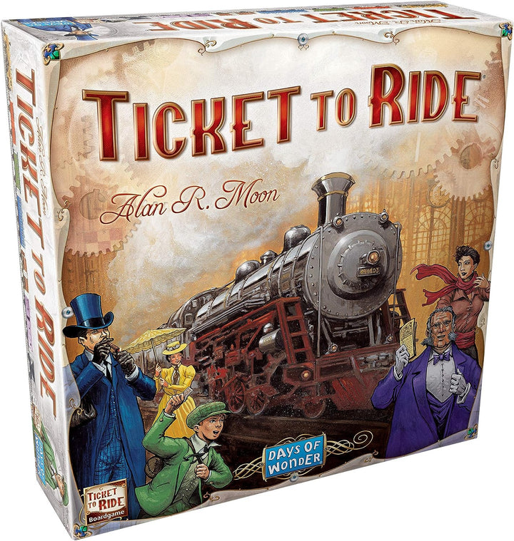 Days of Wonder | Ticket to Ride Board Game | Ages 8+ | For 2 to 5 Players | Average Playtime 30-60 Minutes