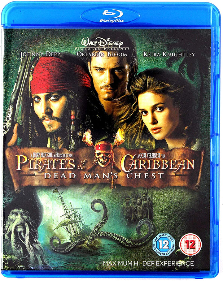 Pirates des Caraïbes : Dead Man&#39;s Chest [Blu-ray] [2017] [Région gratuite]