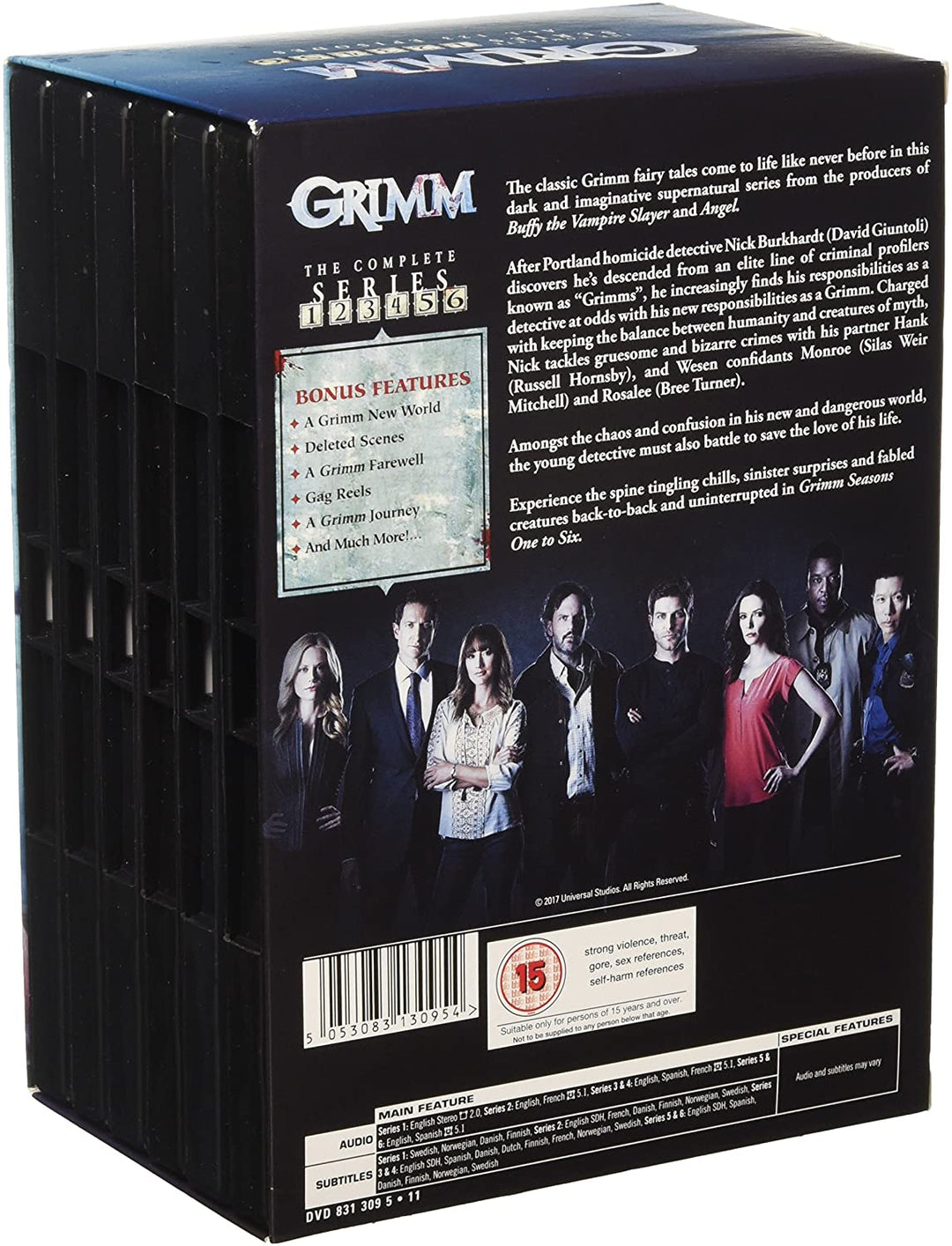 Grimm: The Complete Series  [2017] - Mystery  [DVD]