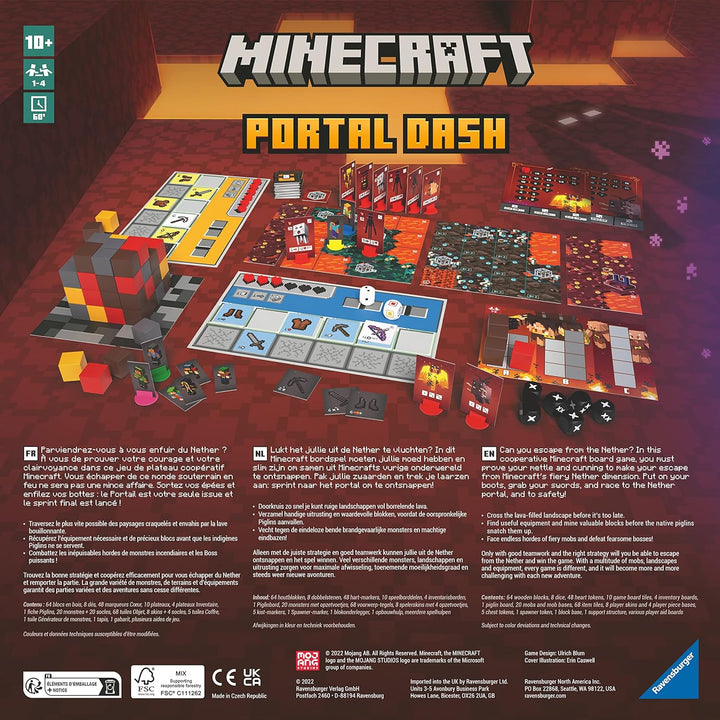 Minecraft Portal Dash Game