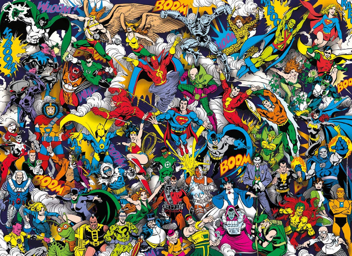 Clementoni - DC Comics Impossibile Jigsaw Puzzle for Children and Adults 1000 pieces, 14 Years old and up, 39599