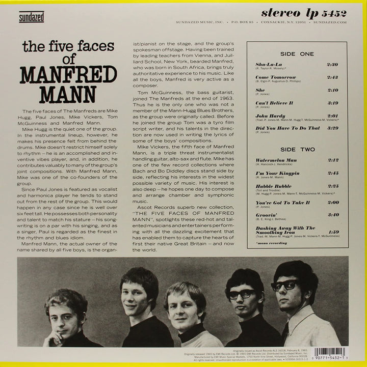 The Five Faces of Manfred Mann [Vinyl]