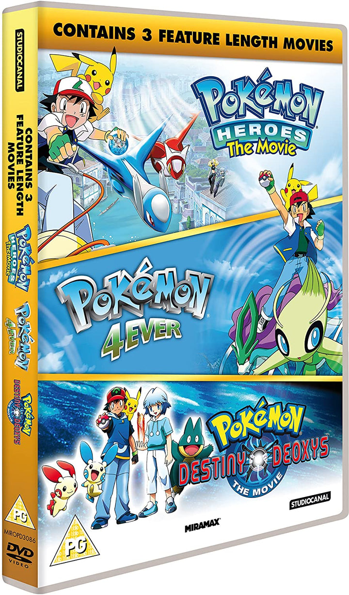 Colección de películas triples de Pokémon [DVD] [2017]