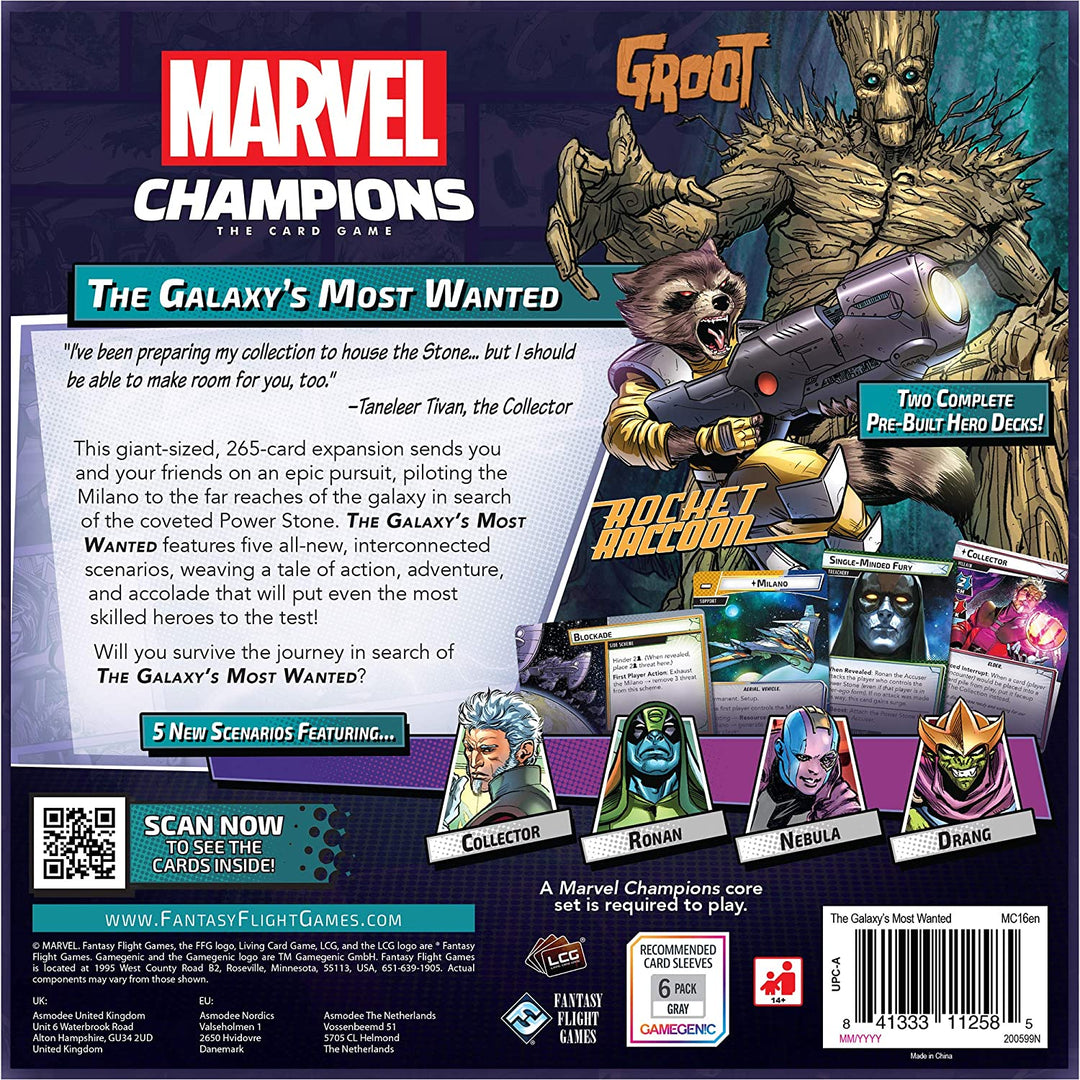 Marvel Champions: The Galaxy's Most Wanted Expansion