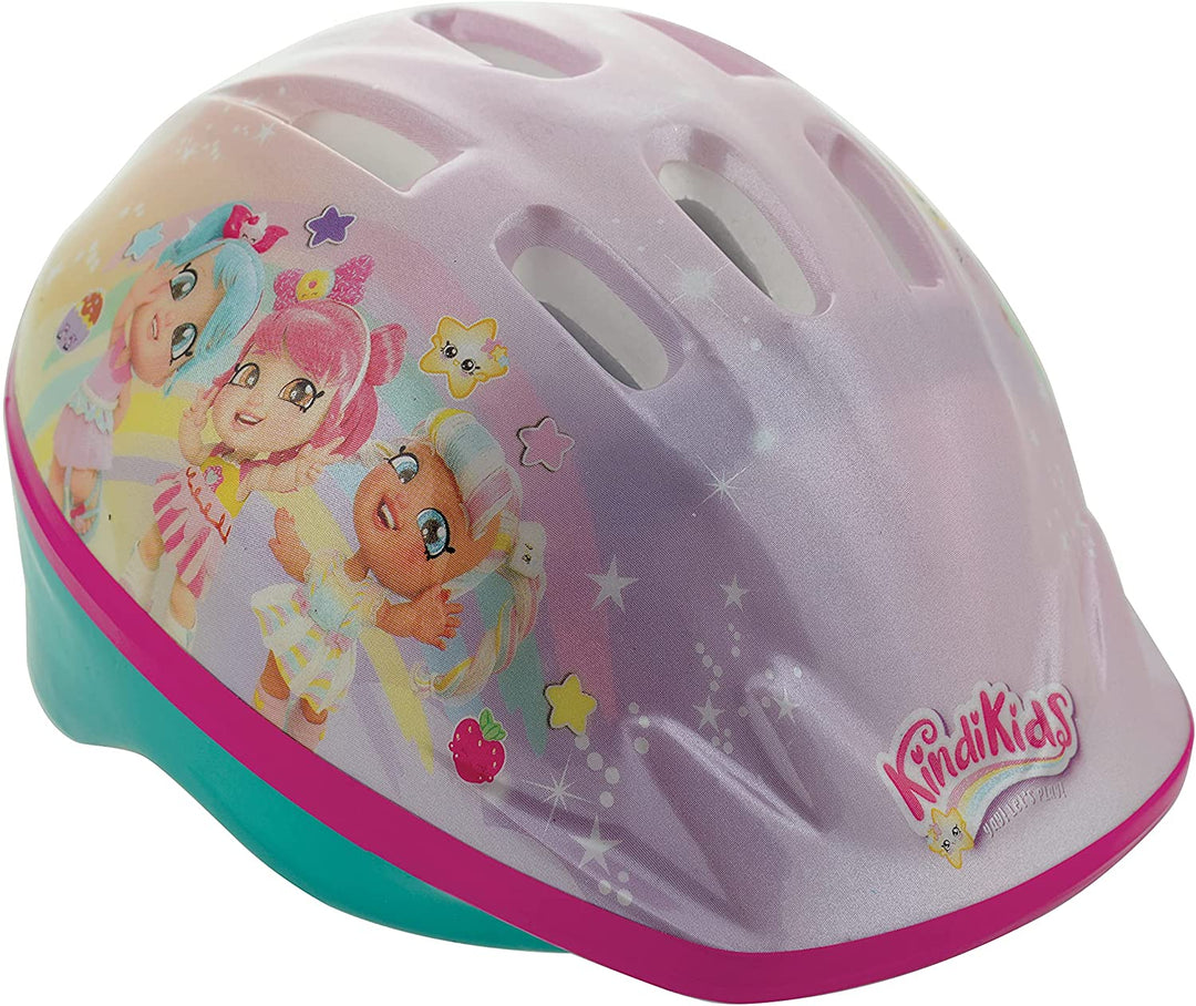 MV Sports Girls' Kindi Kids Safety Helmet, Multicoloured, 46-54cm