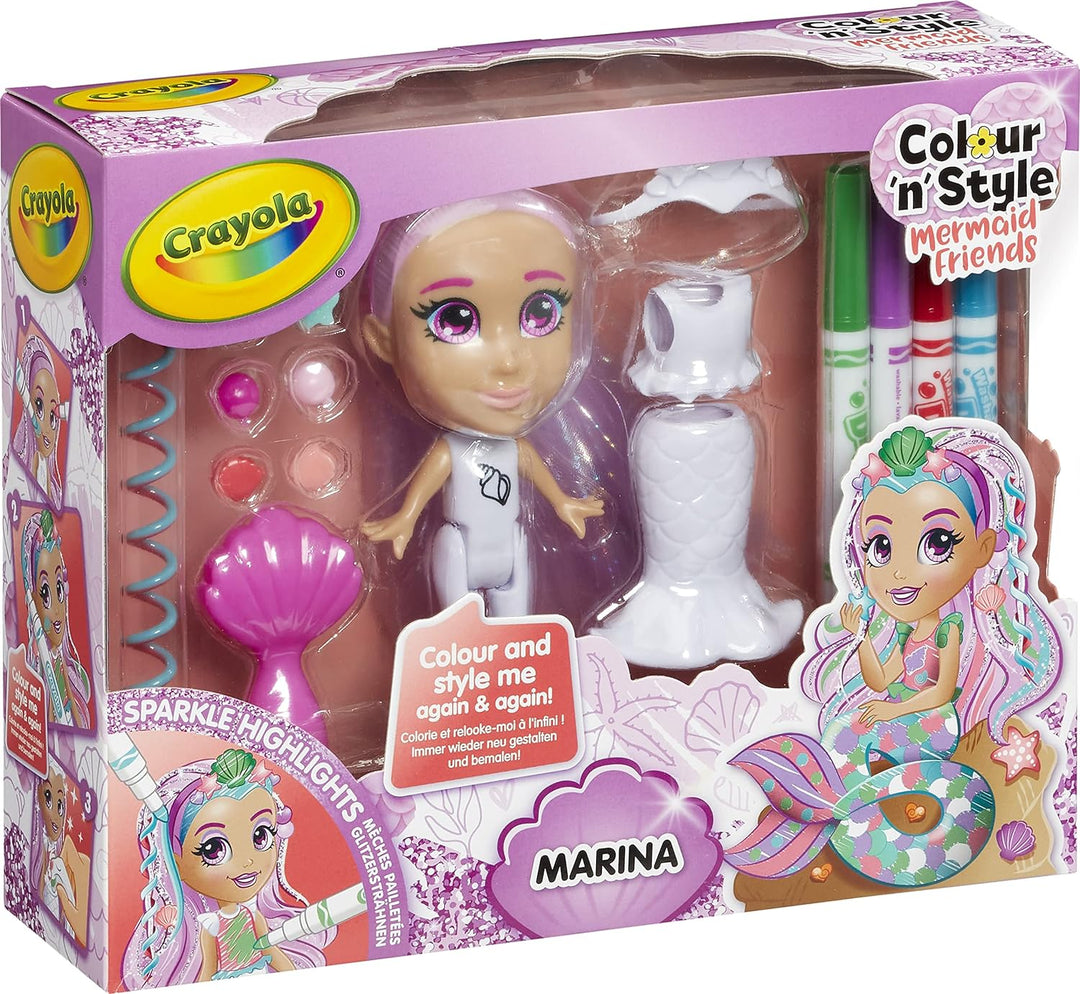 Crayola Colour 'n' Style Mermaids Friends Marina