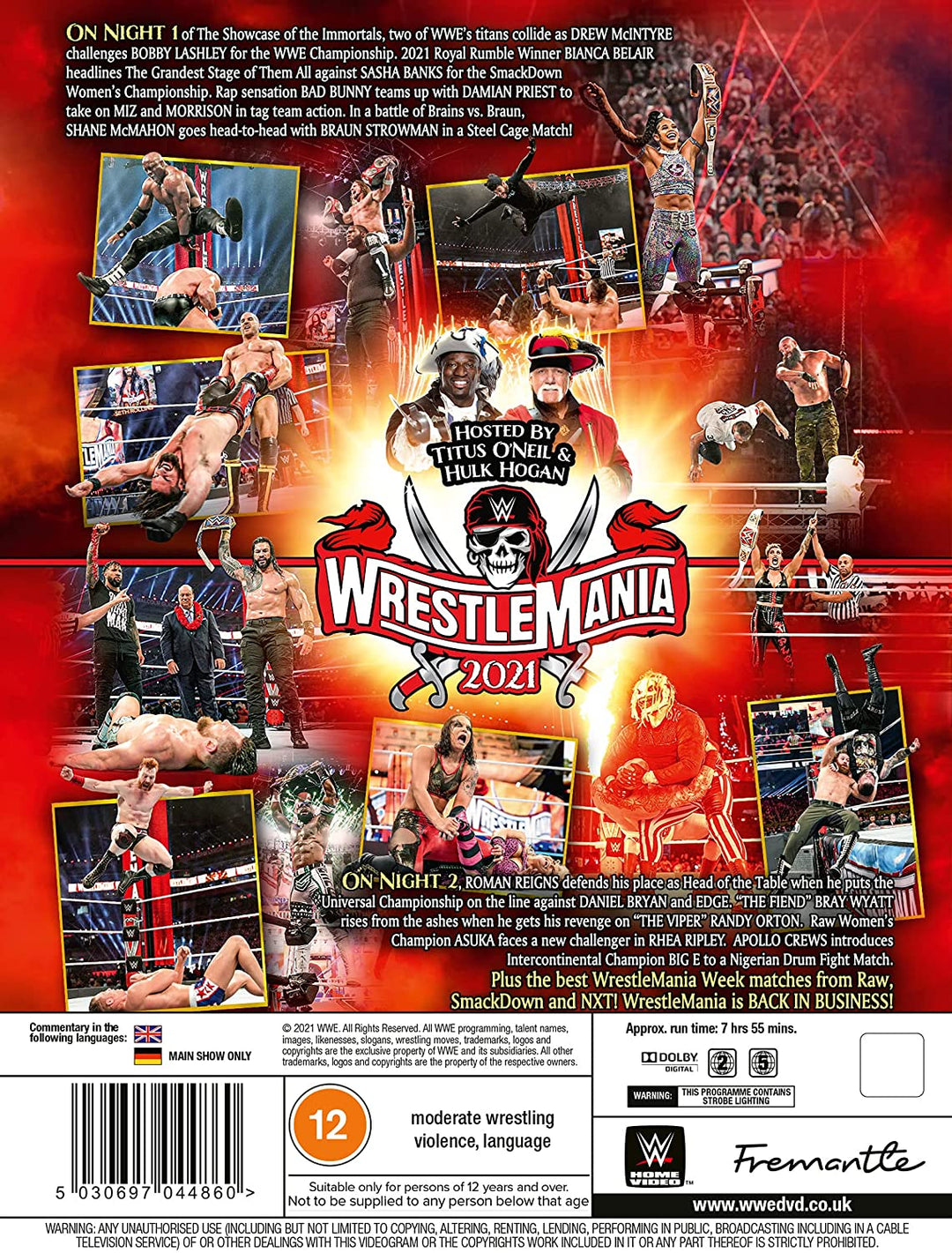 WWE: WrestleMania 37 - [DVD]