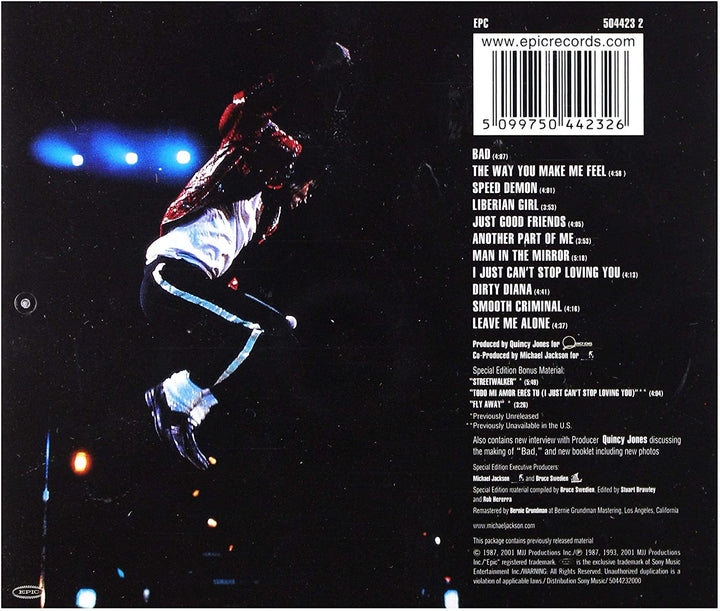 Michael Jackson - Bad [Audio CD]