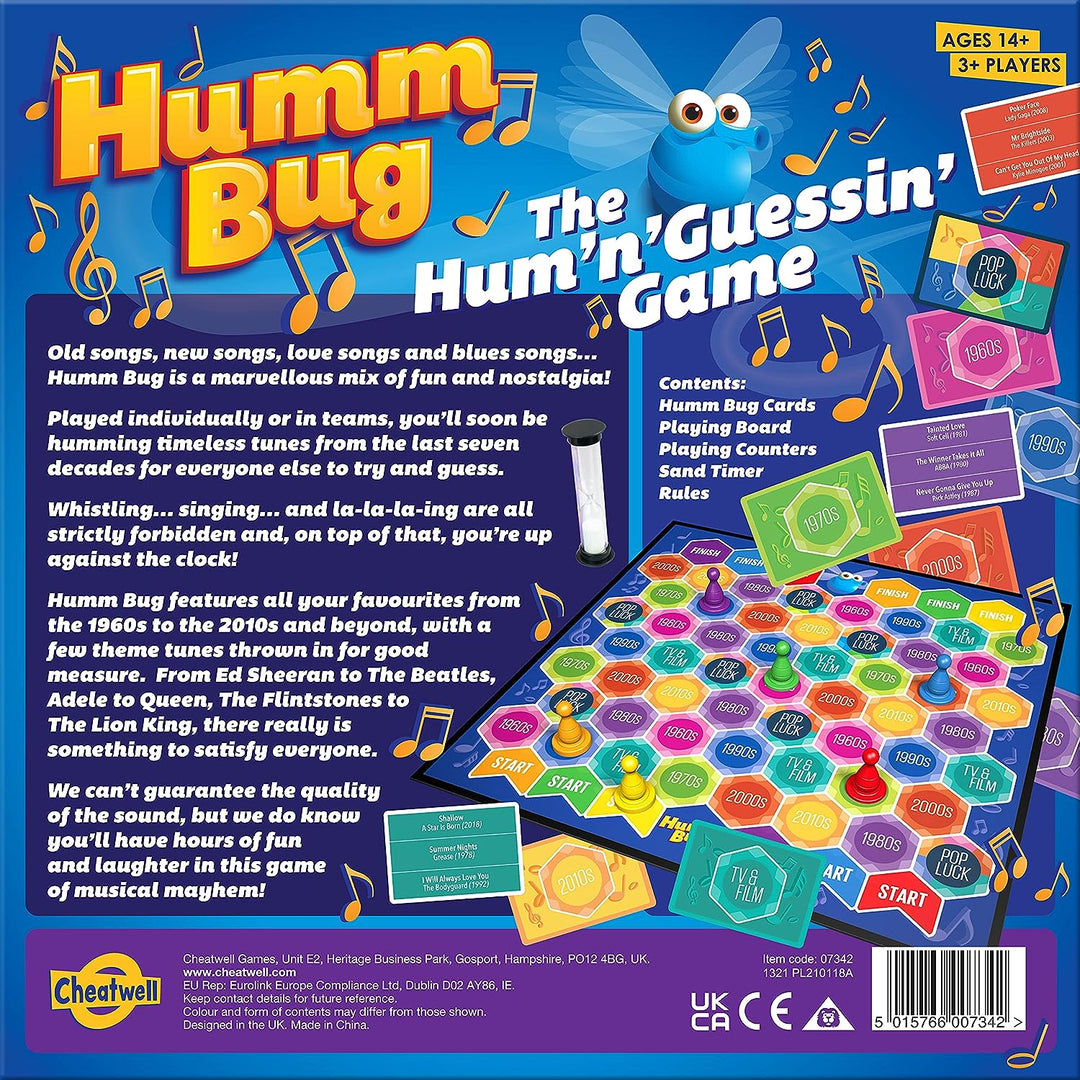 Cheatwell Games Humm Bug | Music Board Game