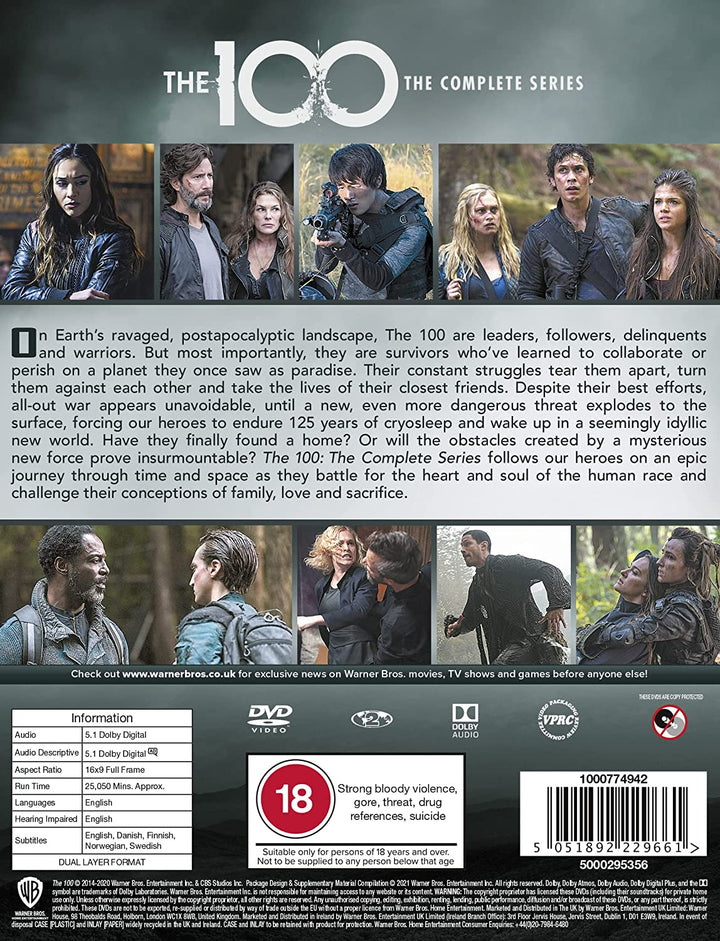 The 100: The Complete Series  [2020] - Sci-fi [DVD]