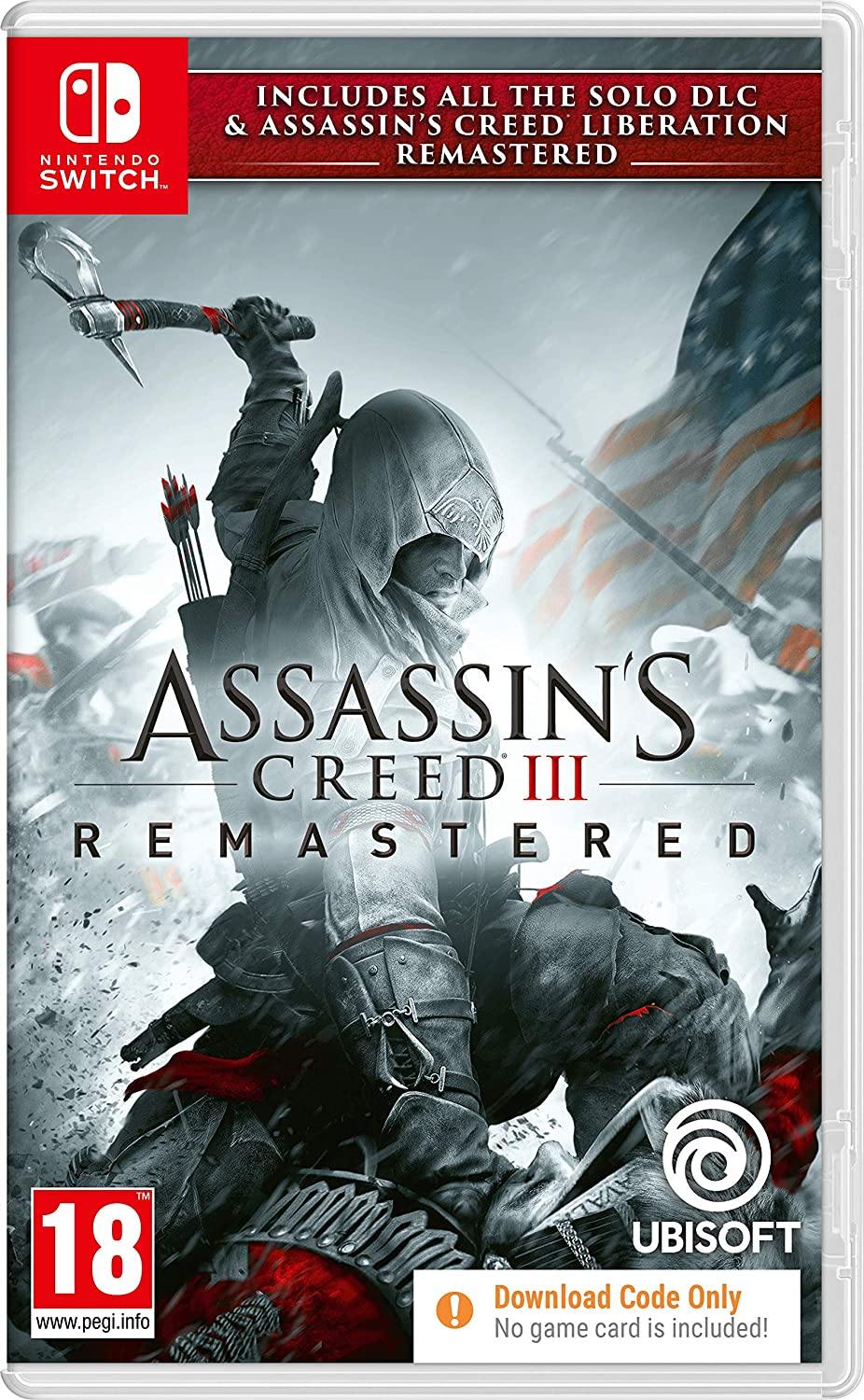 Assassins Creed 3 Remastered (Code in Box) (Nintendo Switch) - Yachew