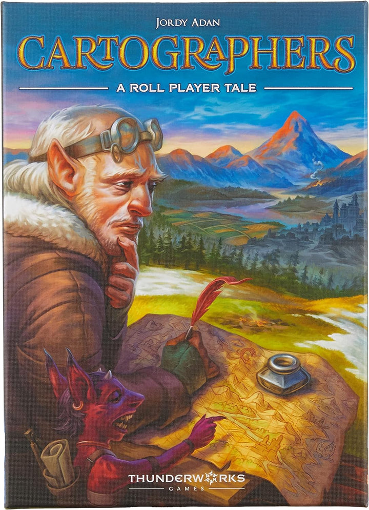 Cartographers: A Roll Player Tale Board Game