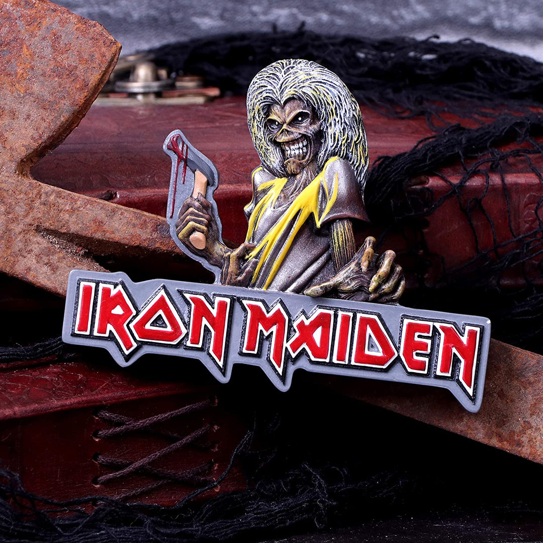 Nemesis Now Officially Licensed Iron Maiden The Killers Eddie Fridge Magnet, Red, 10cm