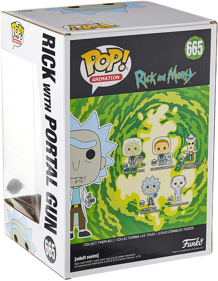 Rick and Morty Rick (met Portaalgeweer) 10" Exclusief Funko 47379 Pop! Vinyl #665