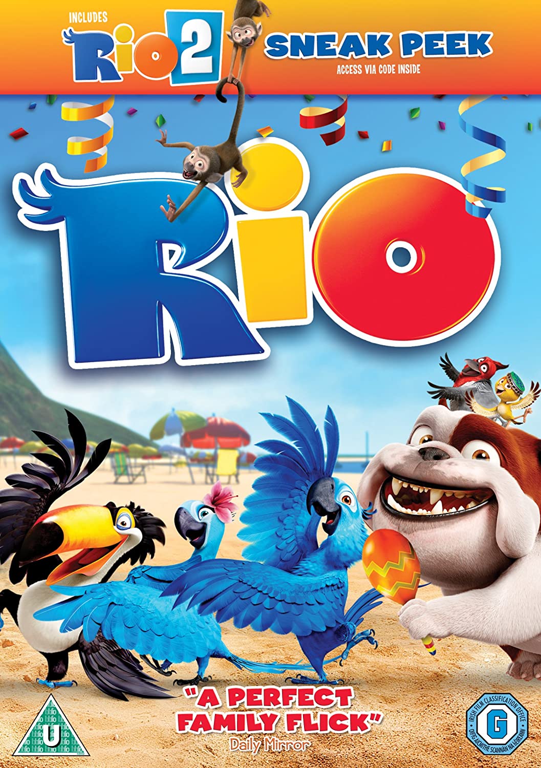 Rio (with Rio 2 sneak peek) - Comedy/Family [DVD]