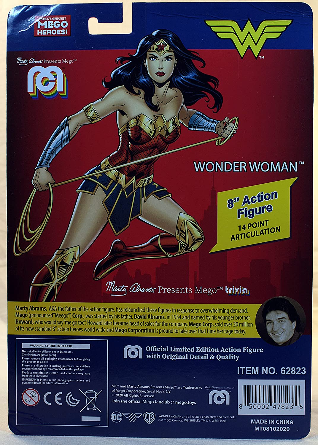 Mego - DC Comics Wonder Woman 8 Action Figure