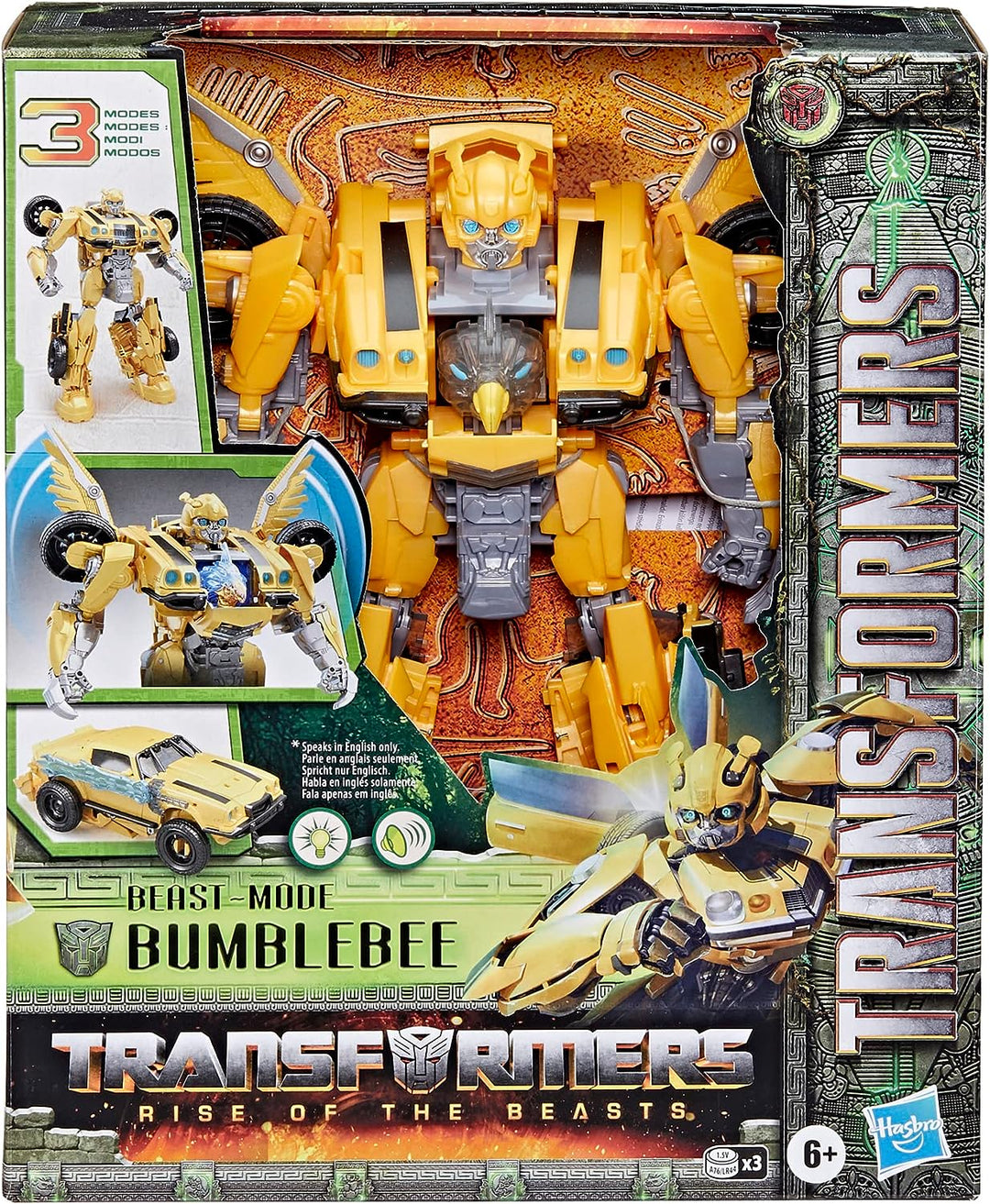 Transformers: Rise of the Beasts Beast-Mode 25.4cm Bumblebee Action Figure