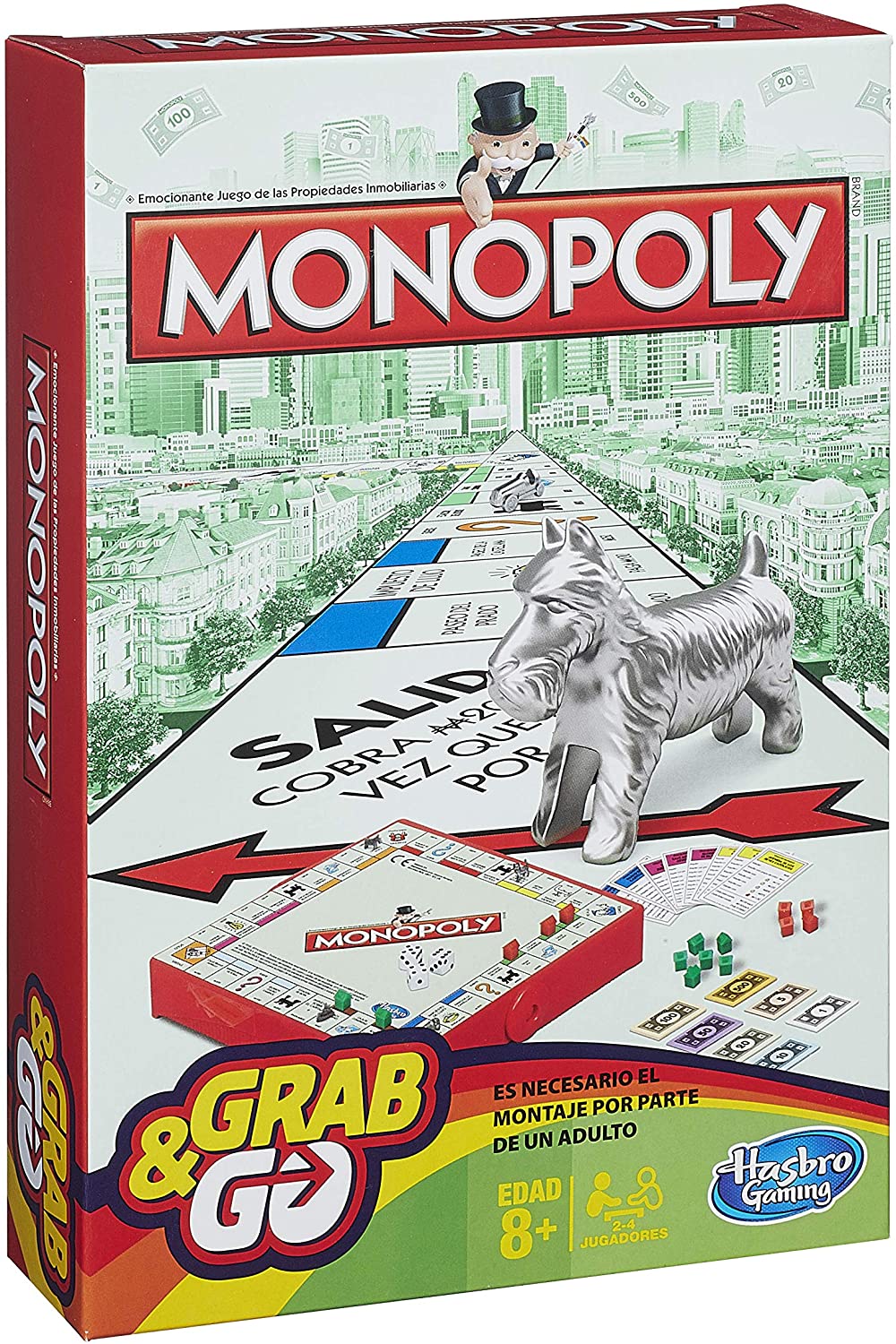 Hasbro Monopoly Travel Parent version espagnole