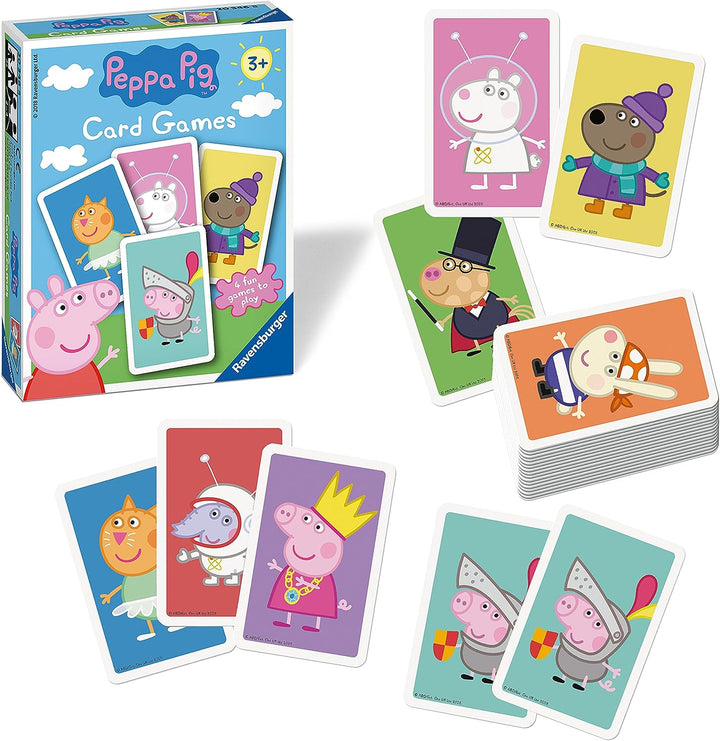 Ravensburger Peppa Pig Card Game for Kids Age 3 Years and Up - Snap, Happy Families, Swap or Pairs